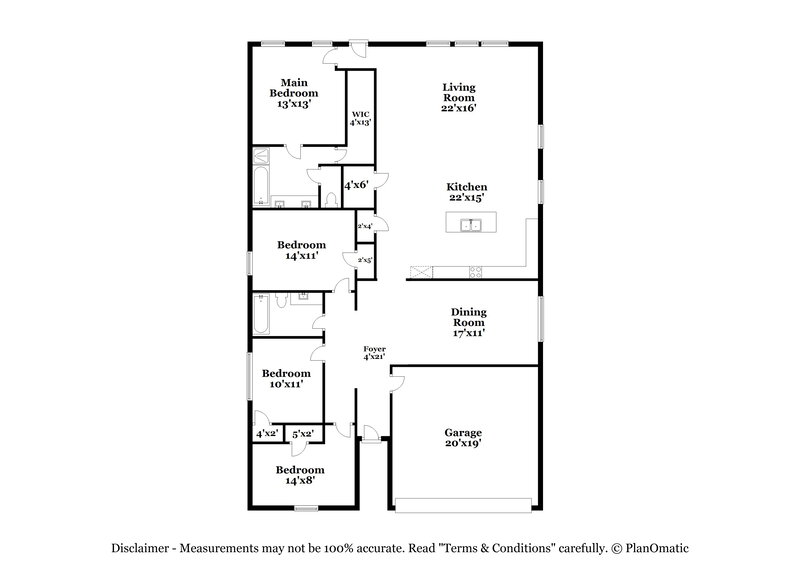 2,510/Mo, 14136 Rabbit Brush Ln Haslet, TX 76052 Floor Plan View