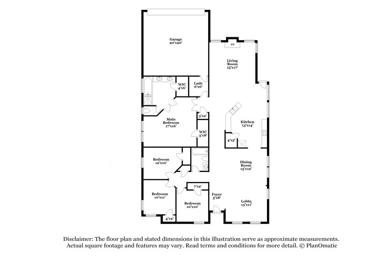 2,515/Mo, 1042 Devonshire Dr Providence Village, TX 76227 Floor Plan View