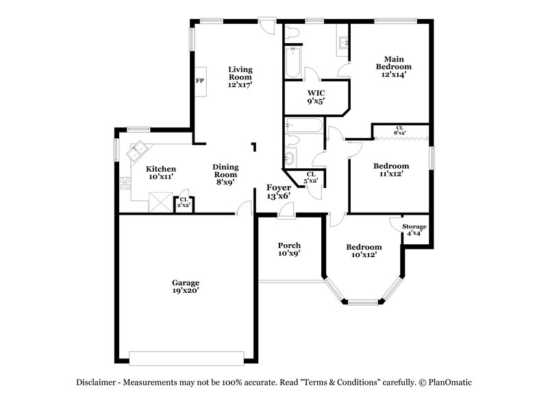 2,010/Mo, 3320 Brooke St Denton, TX 76207 Floor Plan View