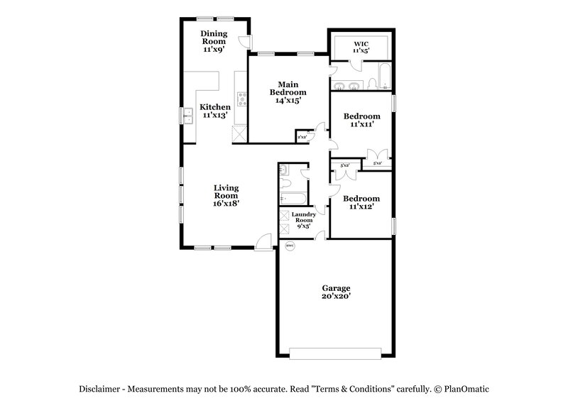 2,005/Mo, 2052 Graham Ranch Rd Fort Worth, TX 76134 Floor Plan View