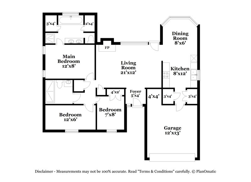 2,315/Mo, 313 Willow Creek Dr Glenn Heights, TX 75154 Floor Plan View
