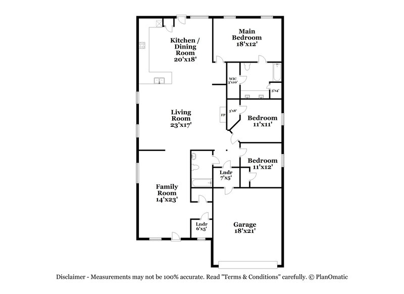 2,450/Mo, 3845 Bandera Ranch Rd Fort Worth, TX 76262 Floor Plan View