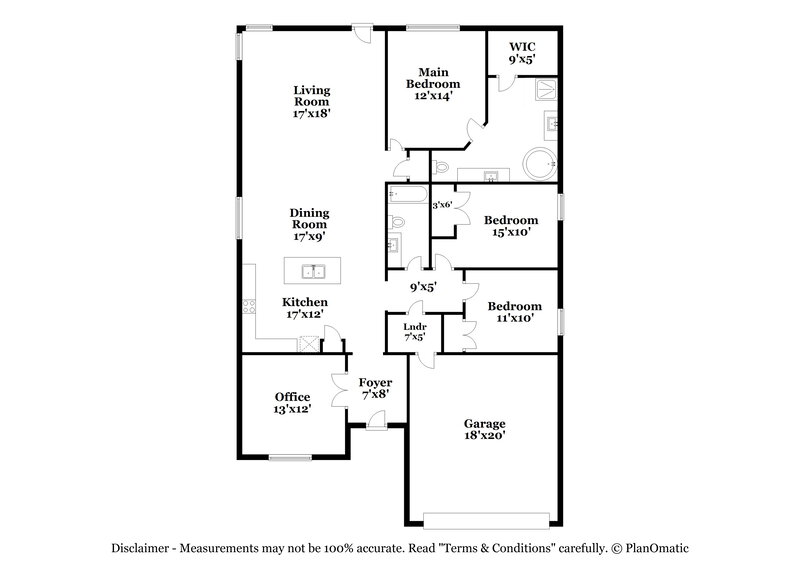 2,530/Mo, 1009 Villa Paloma Blvd Little Elm, TX 75068 Floor Plan View