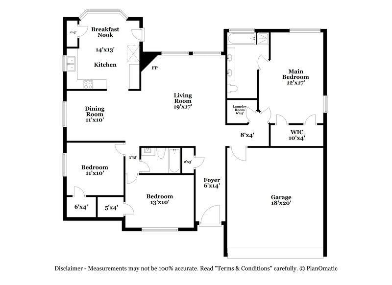 2,360/Mo, 6714 Smallwood Dr Arlington, TX 76001 Floor Plan View