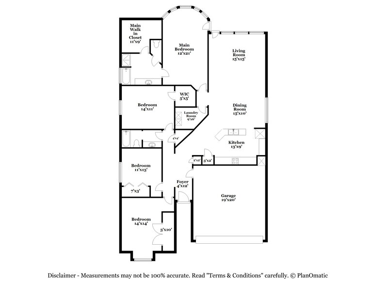2,310/Mo, 1620 Wickham Dr Burleson, TX 76028 Floor Plan View