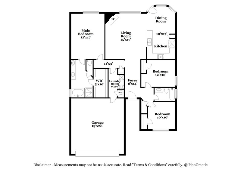 2,485/Mo, 420 Wolfe St Cedar Hill, TX 75104 Floor Plan View