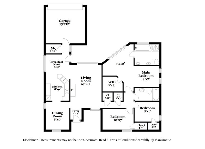 2,030/Mo, 821 Desoto Dr Desoto, TX 75115 Floor Plan View