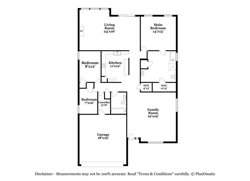 2,335/Mo, 741 Silverbrook Dr Saginaw, TX 76179 Floor Plan View