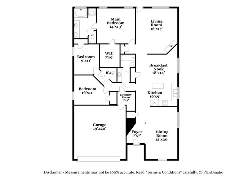 2,405/Mo, 8629 Wagon Trl Cross Roads, TX 76227 Floor Plan View