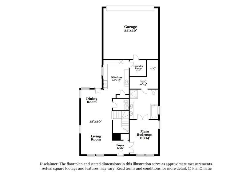 1,900/Mo, 10200 Cedar Lake Dr Providence Village, TX 76227 Floor Plan View
