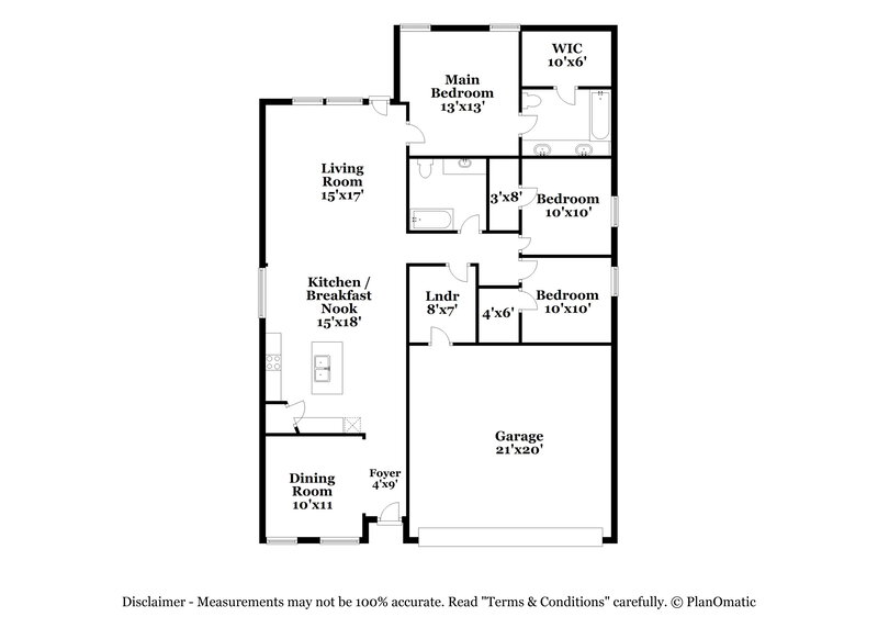 2,265/Mo, 9325 Herringbone Dr Fort Worth, TX 76131 Floor Plan View