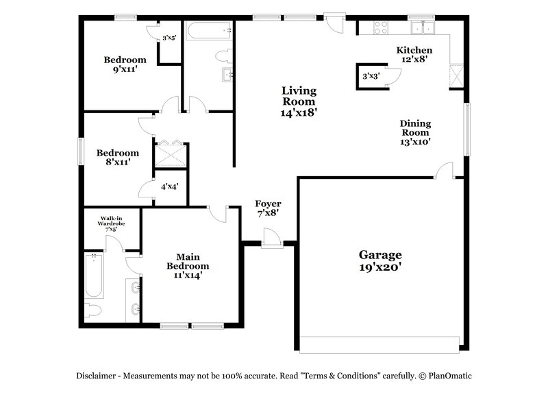 1,820/Mo, 115 Brockway Dr Rockwall, TX 75032 Floor Plan View