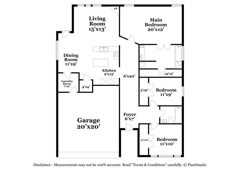 2,260/Mo, 10629 Fossil Hill Dr Fort Worth, TX 76131 Floor Plan View