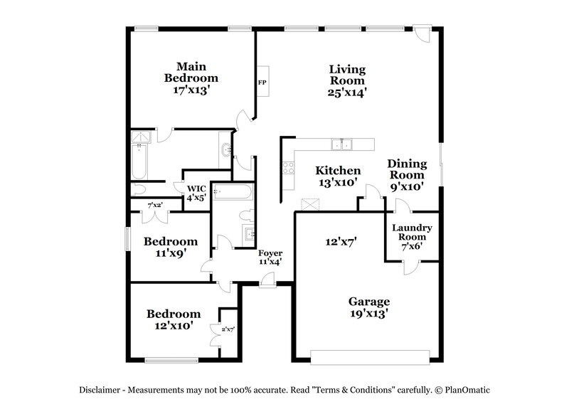 2,115/Mo, 900 Churchhill Dr Saginaw, TX 76131 Floor Plan View