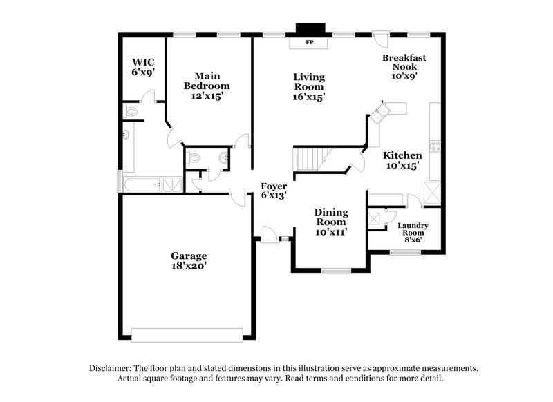 2,375/Mo, 950 Silver Streak Dr Saginaw, TX 76131 Floorplan View