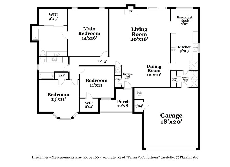 2,445/Mo, 1918 Aspen Dr Lewisville, TX 75077 Floor Plan View
