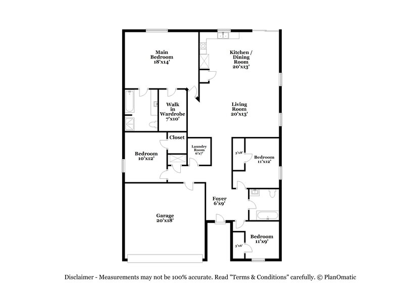 2,300/Mo, 824 Newberry Trl Fort Worth, TX 76120 Floor Plan View