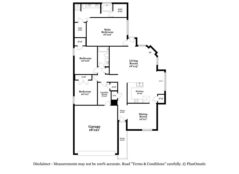 2,265/Mo, 4629 Quarry Cir Fort Worth, TX 76244 Floor Plan View