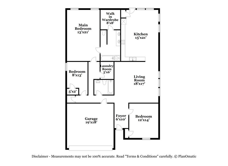 2,260/Mo, 14409 Mainstay Way Haslet, TX 76052 Floor Plan View