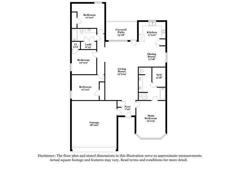 2,340/Mo, 10237 Dallam Ln Fort Worth, TX 76108 Floor Plan View