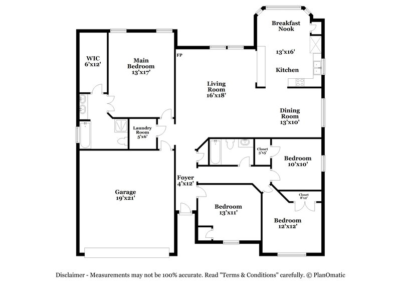 2,310/Mo, 3962 Colorado Springs Dr Fort Worth, TX 76123 Floor Plan View