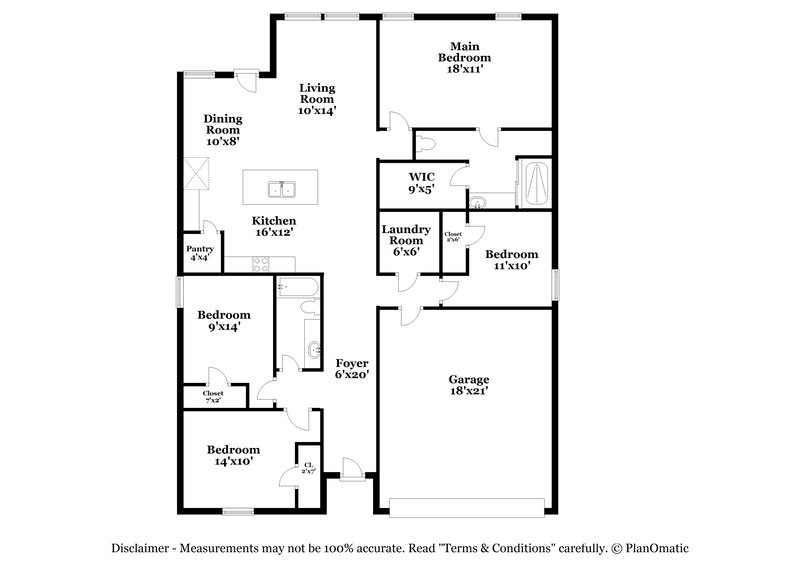2,495/Mo, 3245 Emerson Rd Forney, TX 75126 Floor Plan View