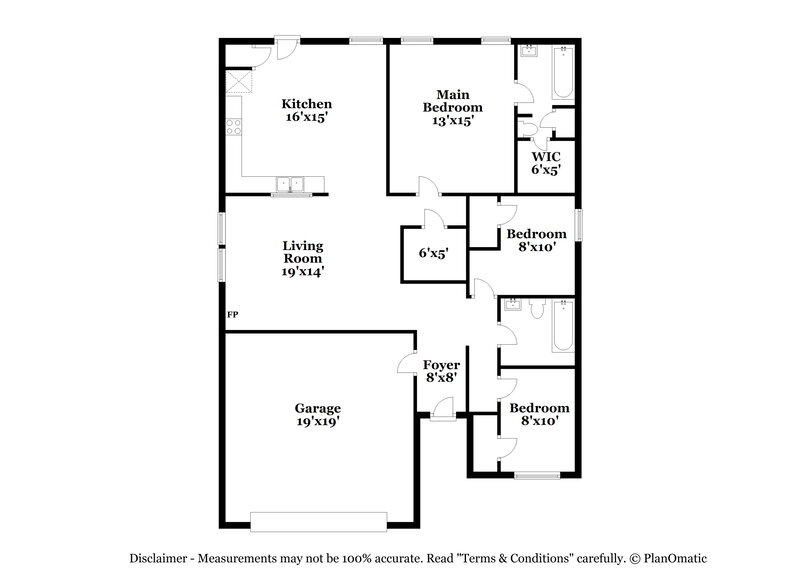 2,040/Mo, 2513 Buffalo Run Burleson, TX 76028 Floor Plan View