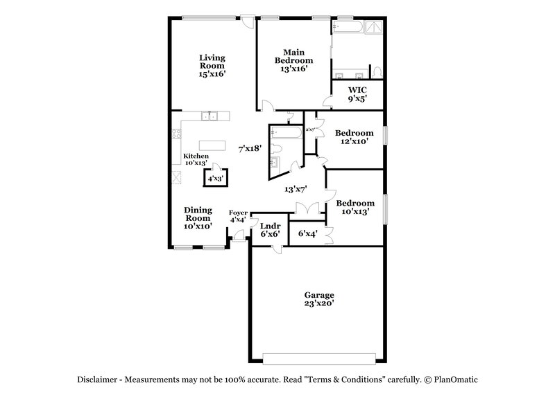 1,965/Mo, 6616 Sierra Madre Dr Fort Worth, TX 76179 Floor Plan View