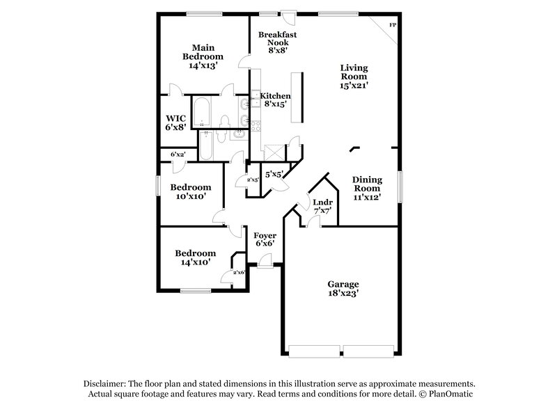 2,455/Mo, 718 Reindeer Dr Midlothian, TX 76065 Floor Plan View