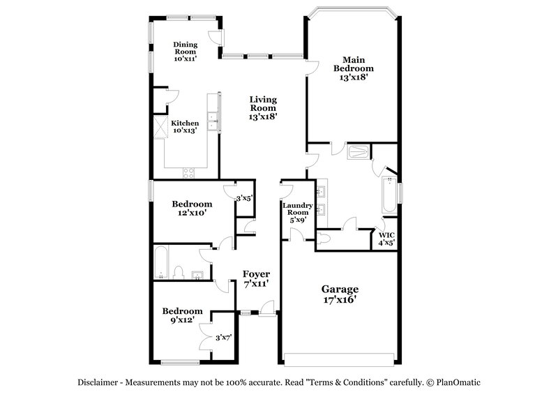 2,100/Mo, 2101 Blakely Ct Fort Worth, TX 76134 Floor Plan View