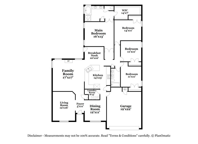 2,650/Mo, 319 Crestview Dr Arlington, TX 76018 Floor Plan View