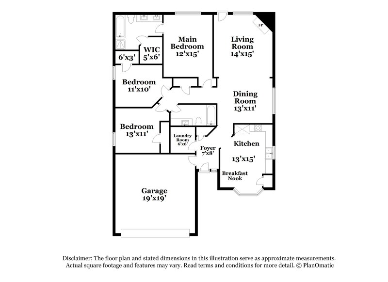 2,750/Mo, 7500 Fallen Trl Fort Worth, TX 76123 Floor Plan View