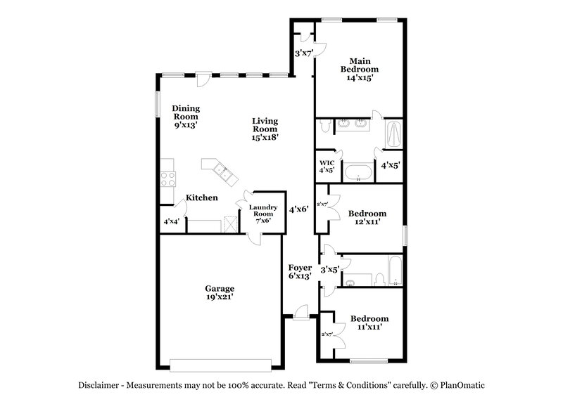 2,115/Mo, 334 Highmeadow Rd Aubrey, TX 76227 Floor Plan View