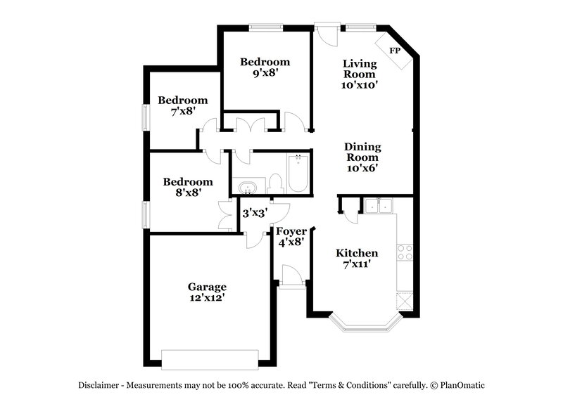 1,970/Mo, 2321 Rushing Springs Dr Fort Worth, TX 76118 Floor Plan View