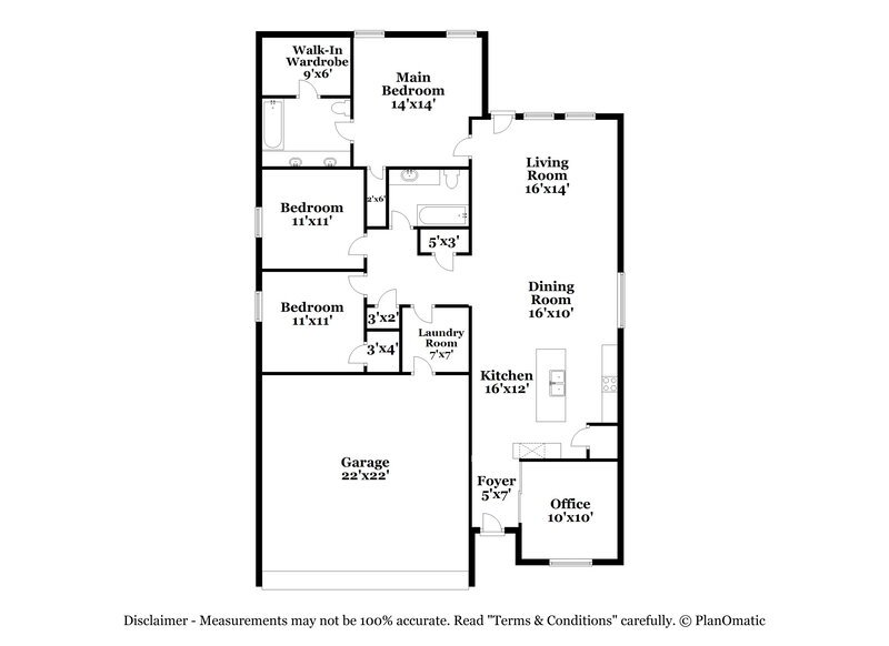 2,540/Mo, 10020 Clemmons Rd Fort Worth, TX 76108 Floor Plan View