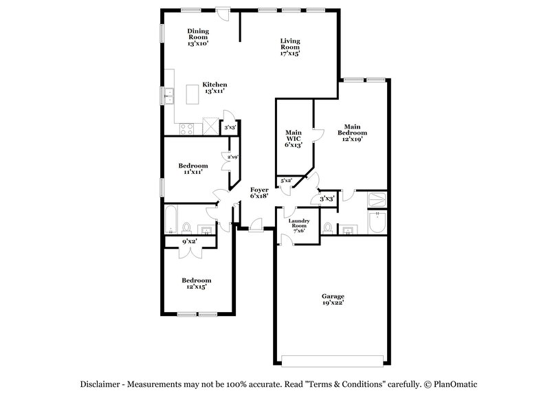 2,210/Mo, 6828 Bluff View Dr Watauga, TX 76137 Floor Plan View