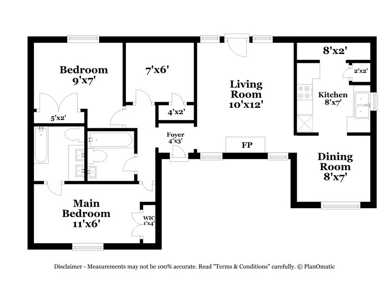 2,280/Mo, 400 W Jefferson St Wylie, TX 75098 Floor Plan View