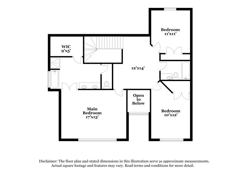 2,375/Mo, 6417 Canyon Trl Lake Worth, TX 76135 Floor Plan View 2
