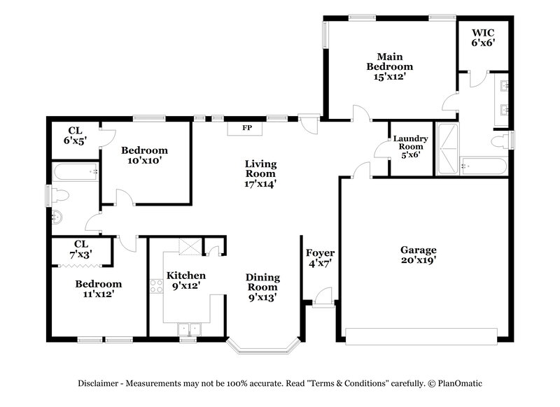 2,060/Mo, 201 Bowles Ct Kennedale, TX 76060 Floor Plan View