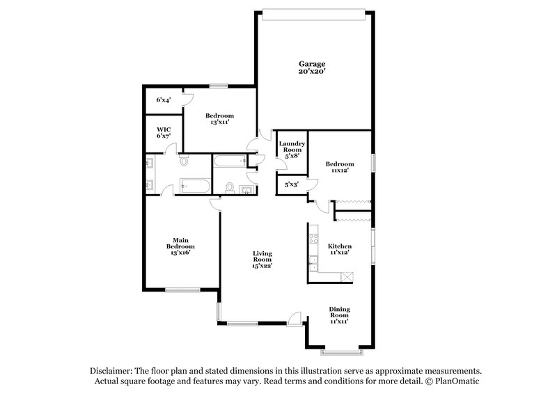 2,135/Mo, 4006 Bond St Rowlett, TX 75088 Floor Plan View