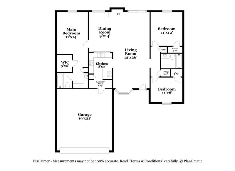 2,275/Mo, 426 Revolution Ln Arlington, TX 76002 Floorplan View