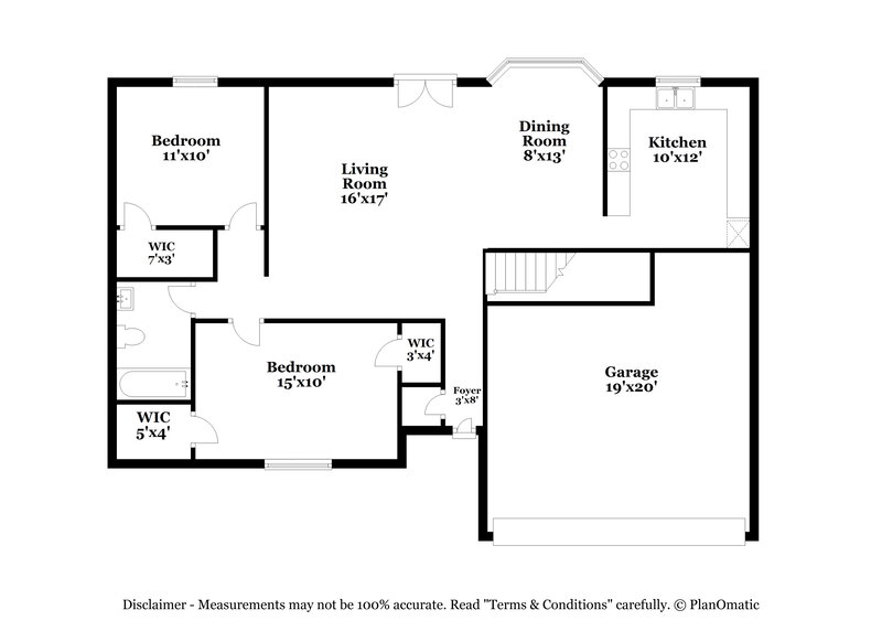2,205/Mo, 6513 Hughes Dr Watauga, TX 76148 Floor Plan View
