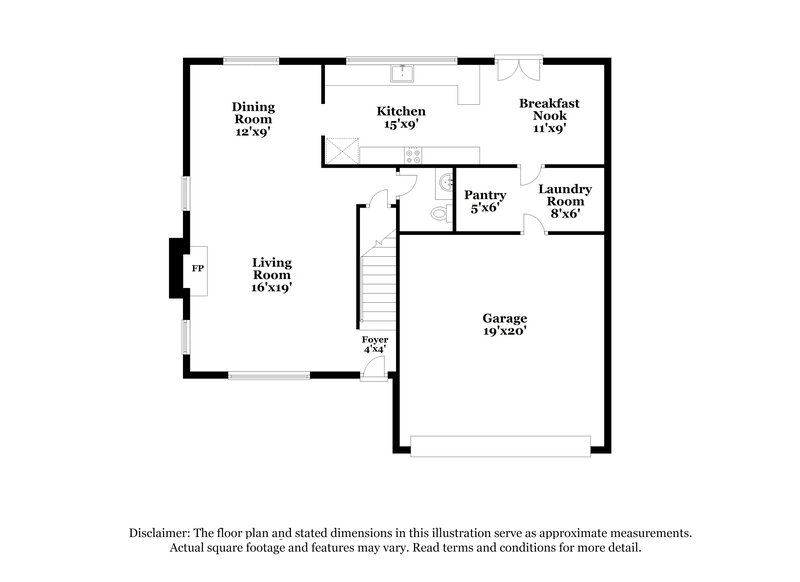 2,395/Mo, 6501 Willow Oak Ct Fort Worth, TX 76112 Floor Plan View
