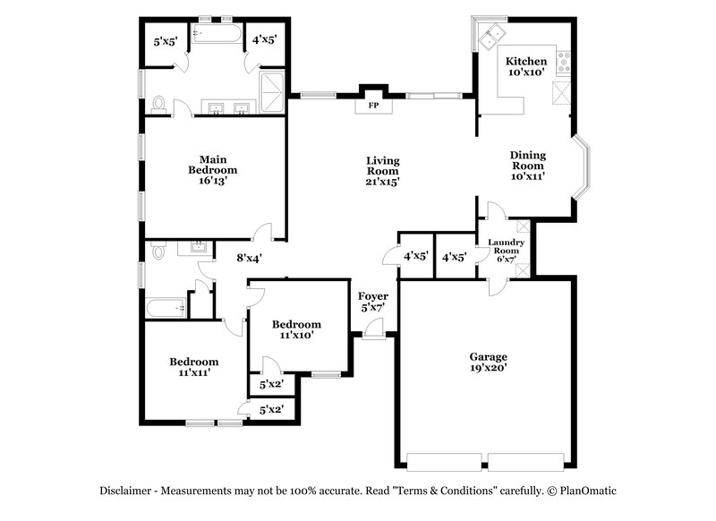 2,090/Mo, 1152 Parkhill Ave Saginaw, TX 76179 Floor Plan View