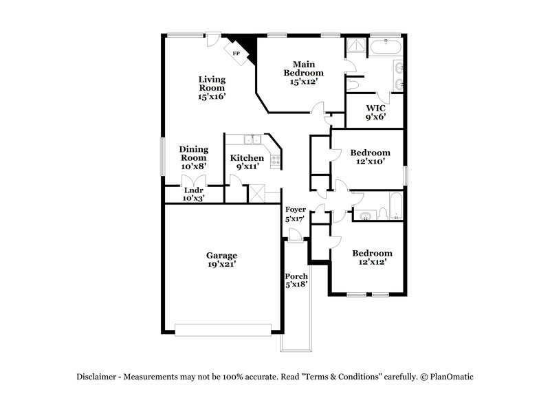 2,065/Mo, 1348 Barrel Run Haslet, TX 76052 Floor Plan View