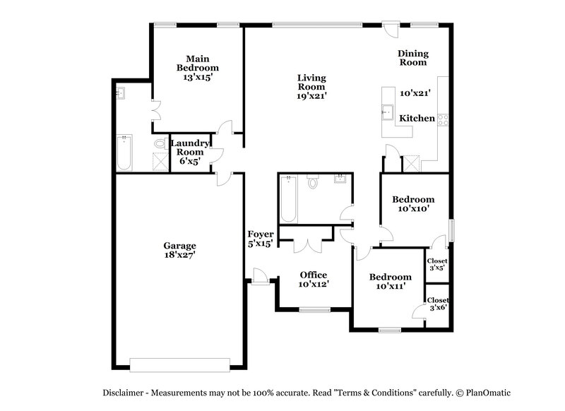 2,555/Mo, 8150 Jolie Dr Fort Worth, TX 76137 Floor Plan View