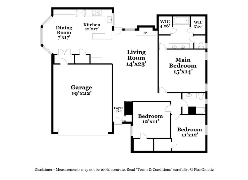 2,395/Mo, 1936 Aspen Dr Lewisville, TX 75077 Floor Plan View