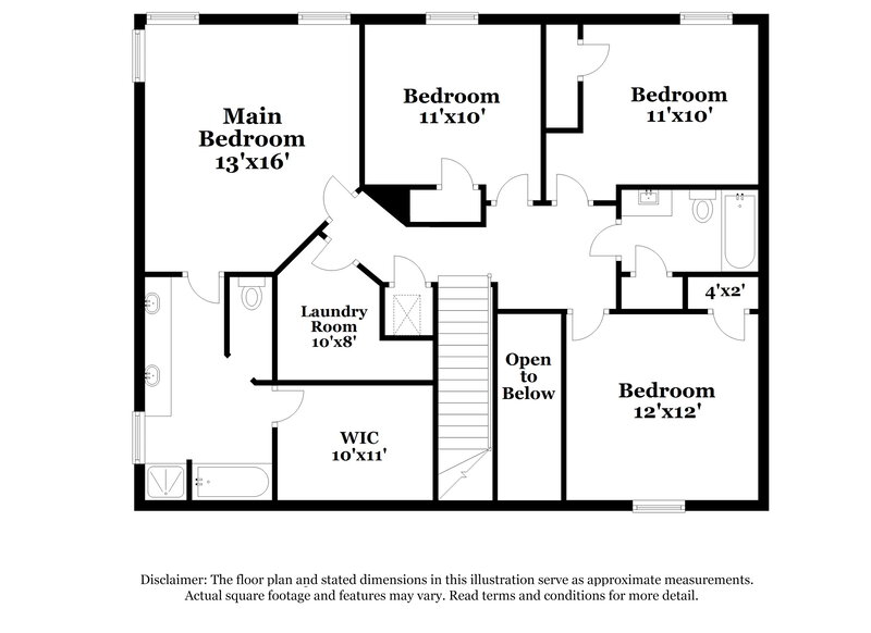 2,560/Mo, 1711 Berkeley Dr Glenn Heights, TX 75154 Floor Plan View