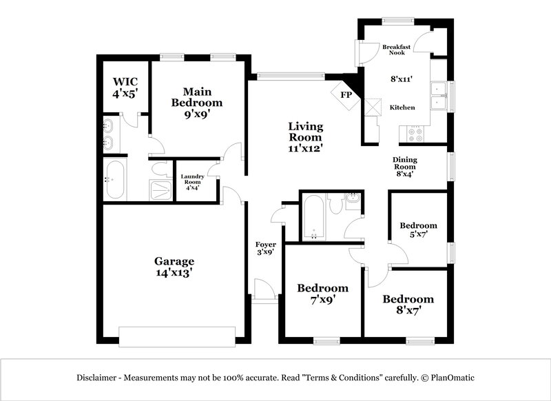 2,290/Mo, 210 Amherst Dr Forney, TX 75126 Floor Plan View