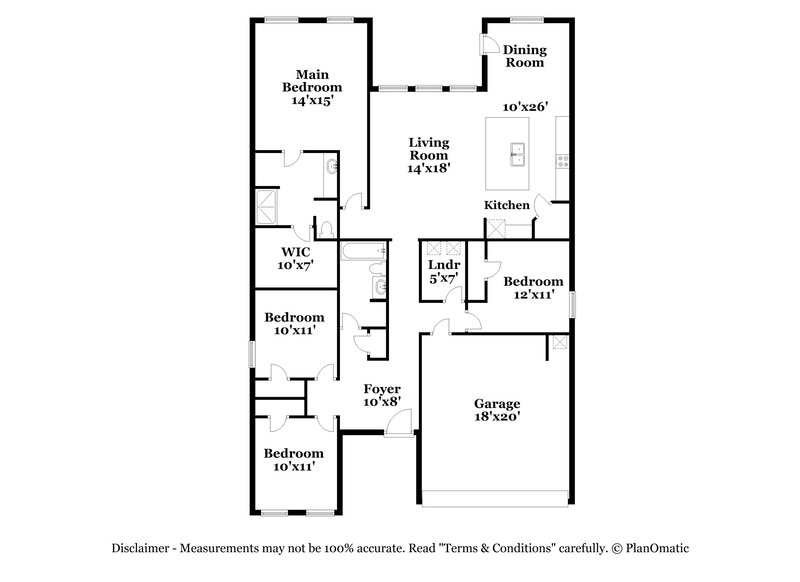 2,315/Mo, 10302 Fort Belknap Trl Crowley, TX 76036 Floor Plan View